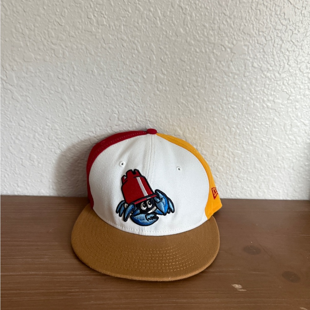 9fifty Red and Yellow Snapback Hat